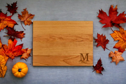 Personalized Cherry Cutting Board 12" x 9" x 3/4"