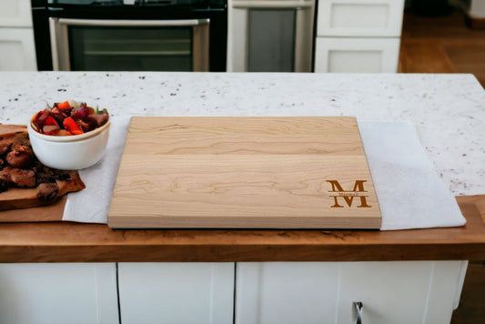 Personalized Cherry Cutting Board 14" x 11" x 3/4"