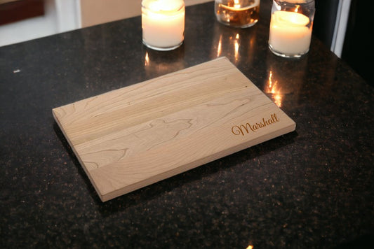 Personalized Cherry Cutting Board 16" x 10-1/2" x 3/4"