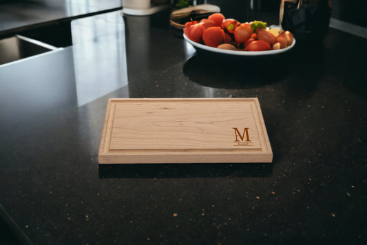 Personalized Cherry Juice Groove Cutting Board 12'' x 8'' x 3/4''