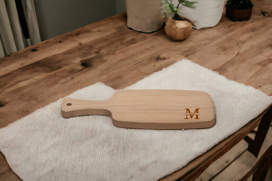 Personalized Cherry Serving Board With Handle 14-1/2" x 6" x 3/4"