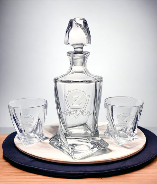 Cambridge Whiskey / Wine Decanter Set