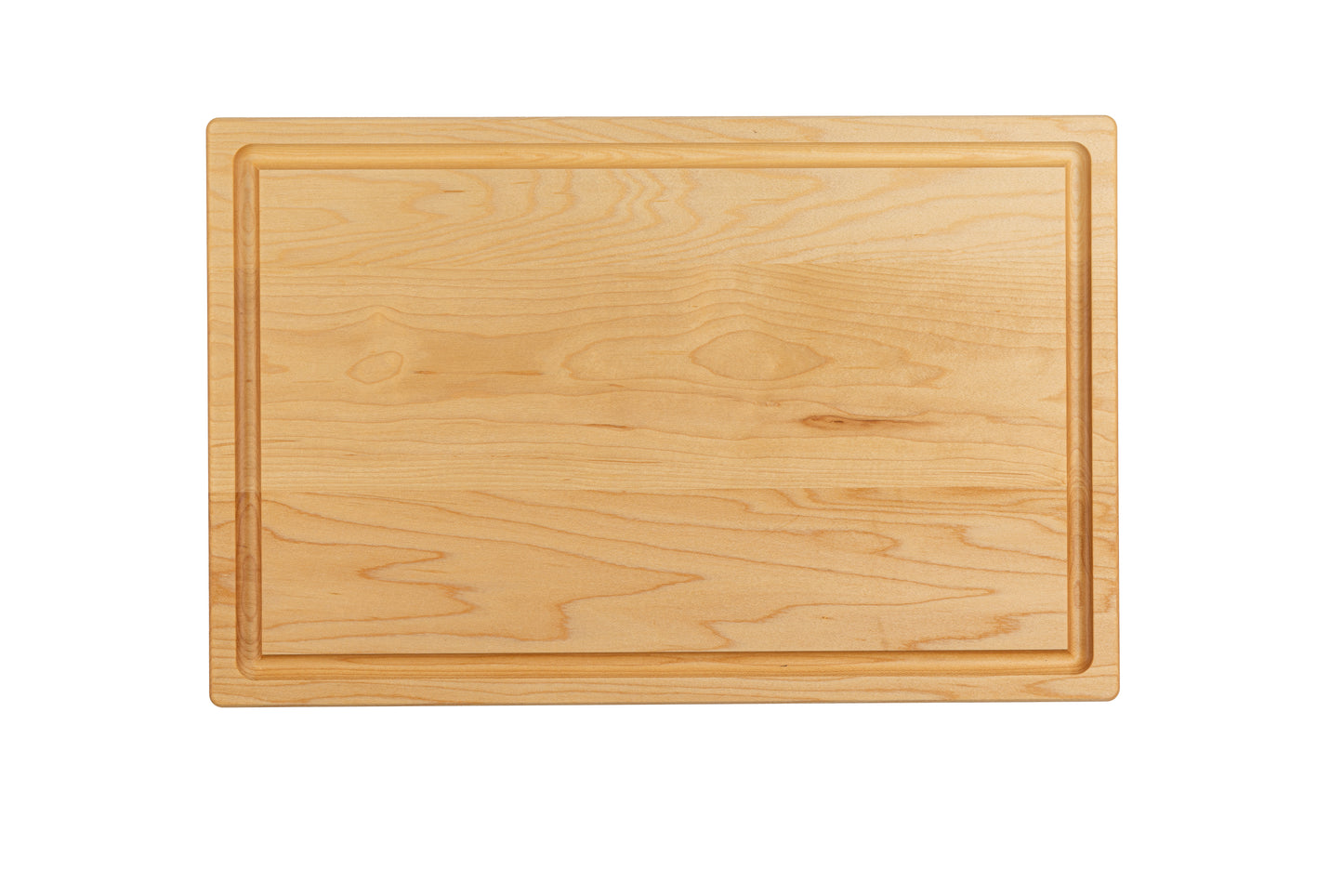 Personalized Maple Cutting Board With Juice Groove 17" x 11" x 3/4"