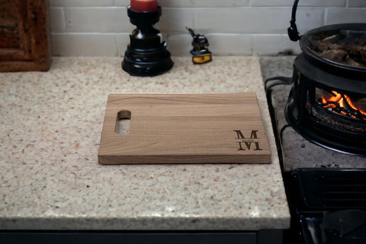 Personalized Walnut Cutting Board 12" x 9" x 3/4"