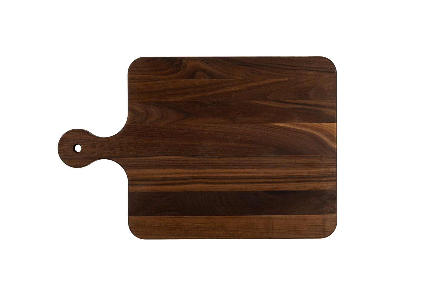 Personalized Walnut Serving Board With Handle 16" x 10-1/2" x 3/4"