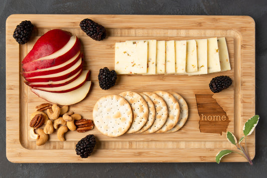 Personalized Cancun Bamboo Cutting Board